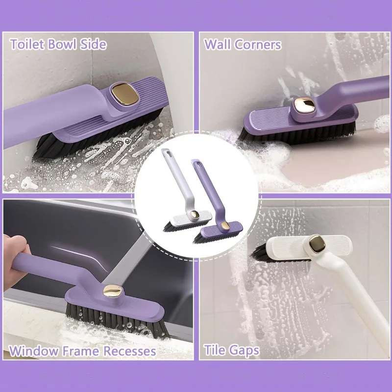 Multipurpose Tile Gap Cleaning Brush – Rotating Crevice Cleaner for Bathroom Floor, Kitchen Corners & Narrow Spaces