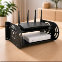Premium Steel Body 2-Layer WiFi Router Wall Mount Stand