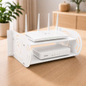 Premium Steel Body 2-Layer WiFi Router Wall Mount Stand