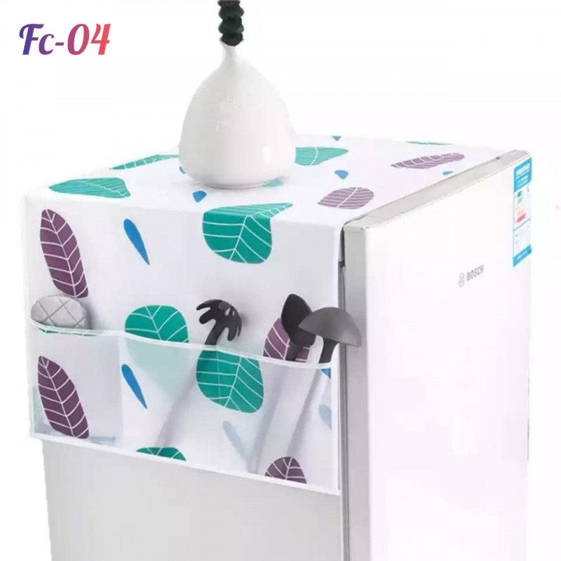 Fridge Cover | Household Refrigerator Anti-dust Cover Multifunctional