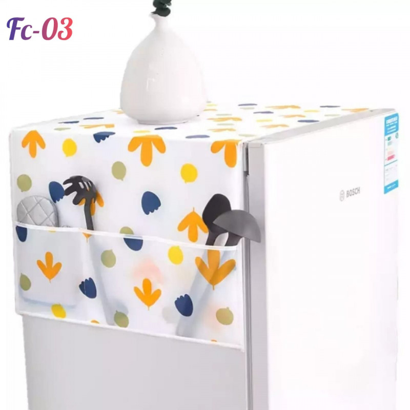 Fridge Cover | Household Refrigerator Anti-dust Cover Multifunctional