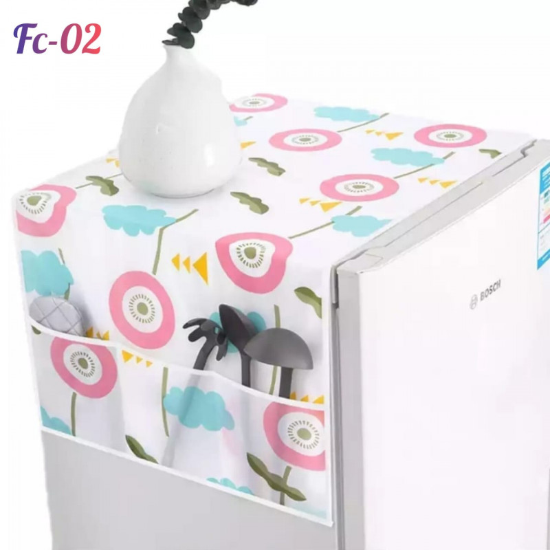 Fridge Cover | Household Refrigerator Anti-dust Cover Multifunctional