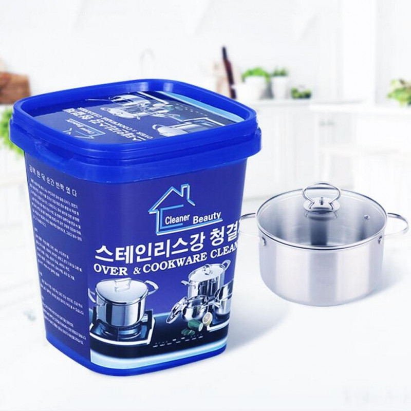 500g Rust Remover Kitchen Stainless Steel Pot Pan Kitchen Cleaner 