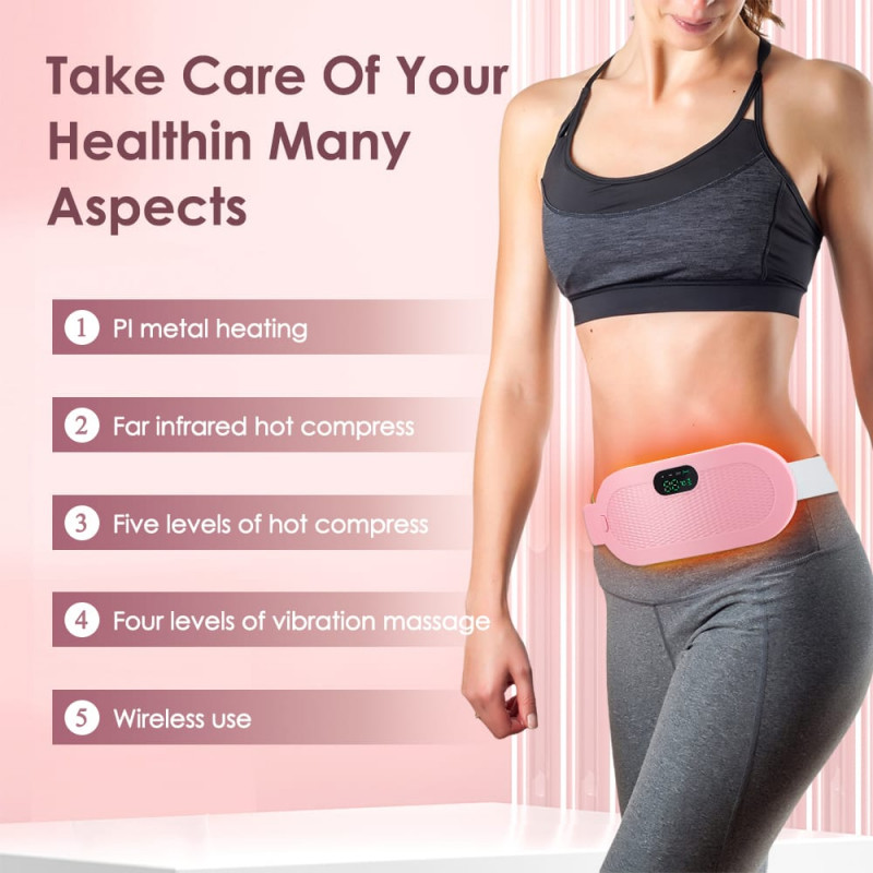 Heating pad for Period Cramps & Vibration sliming Massage belt