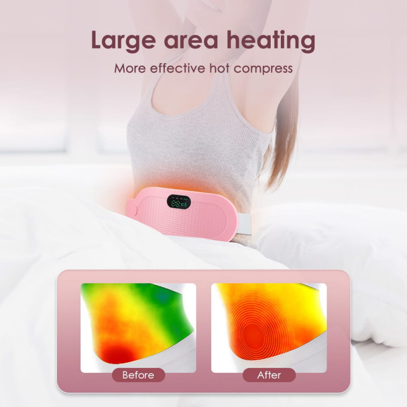 Heating pad for Period Cramps & Vibration sliming Massage belt