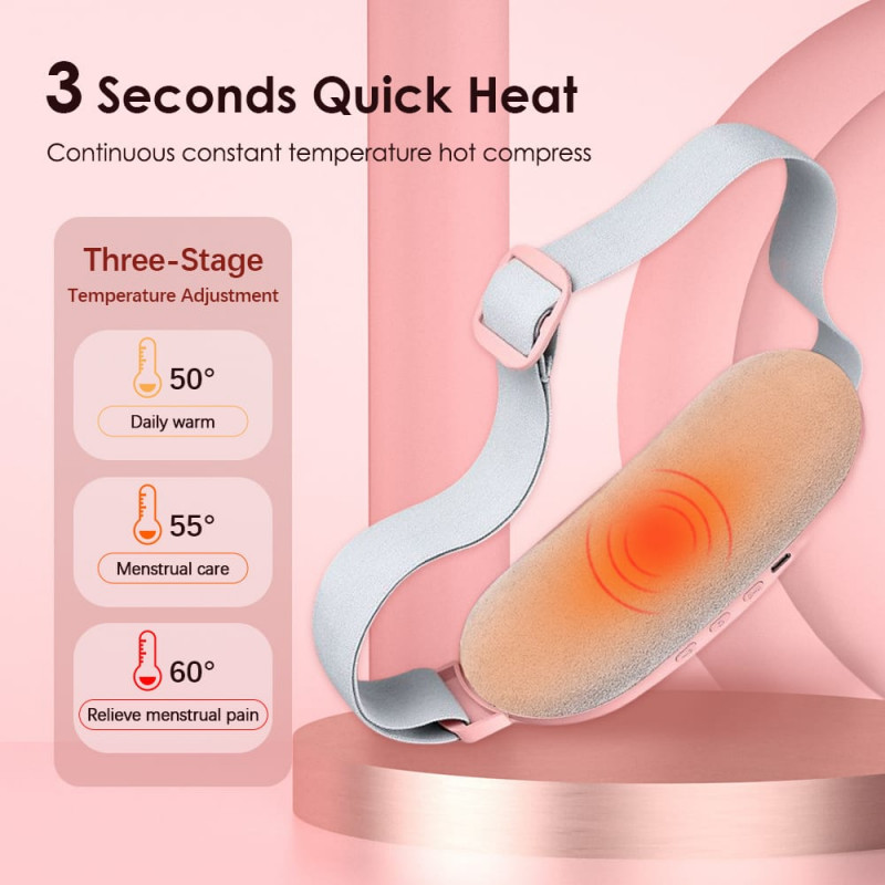 Heating pad for Period Cramps & Vibration sliming Massage belt
