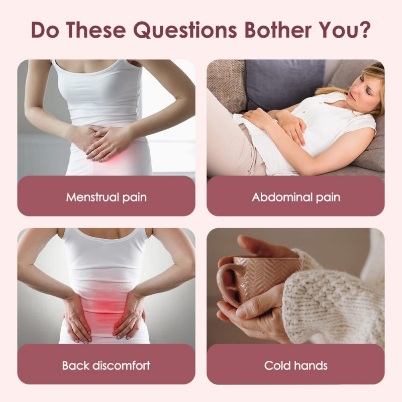 Heating pad for Period Cramps & Vibration sliming Massage belt