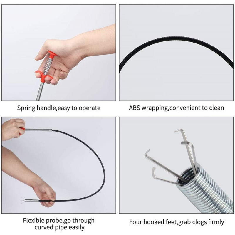 Drain Cleaner Spring Pipe 