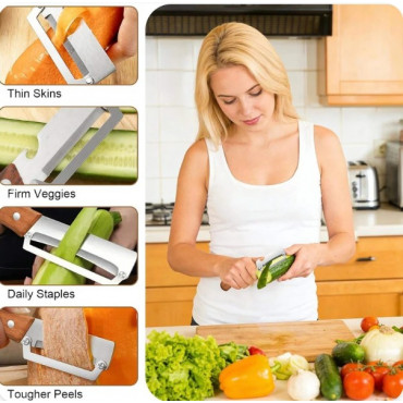 3-in-1 Scallion Shredder & Peeler Kitchen Tools