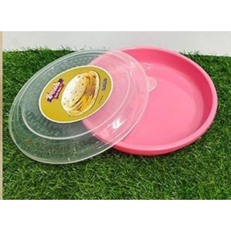 Plastic Ruti Box with Lid (1pcs)/Ruti box/plastic round shape box