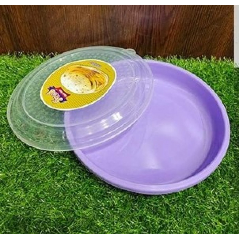 Plastic Ruti Box with Lid (1pcs)/Ruti box/plastic round shape box