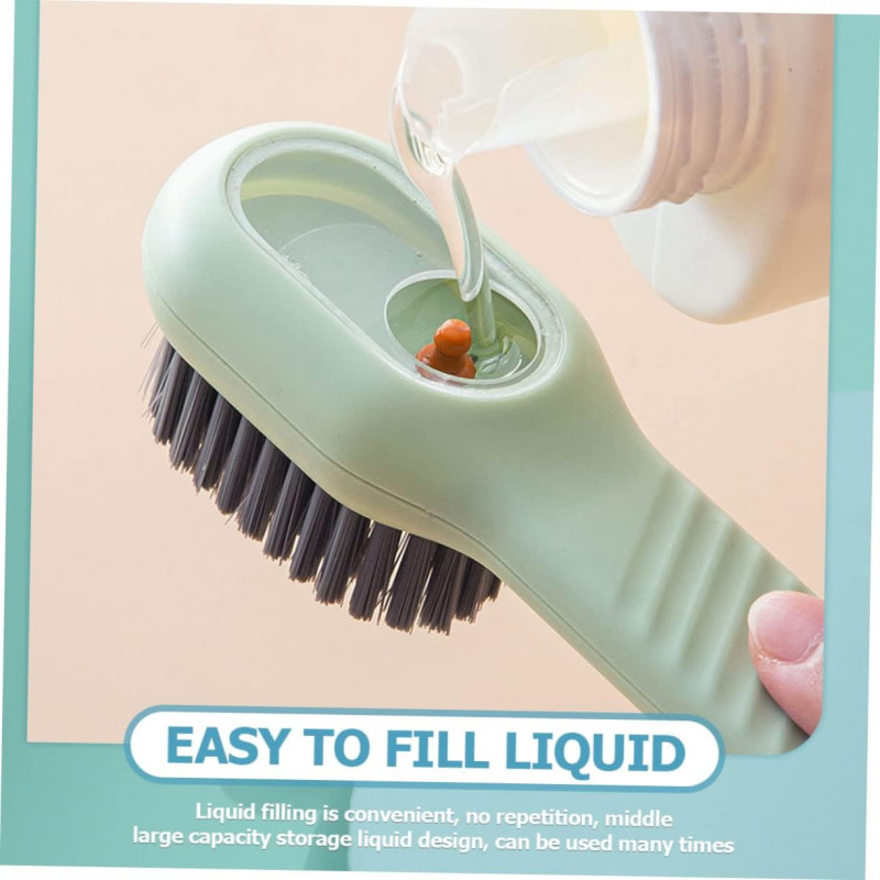 Automatic Liquid Discharge Shoe Clean Brush