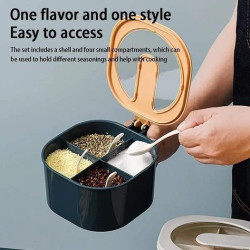 4 Section Spice Box