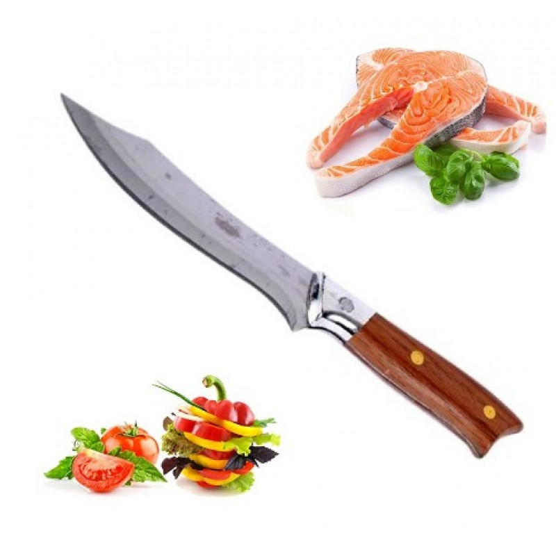 7 inch Stylish Sinbad kitchen knife, Stainless Steel Wooden Handle Kitchen Knife