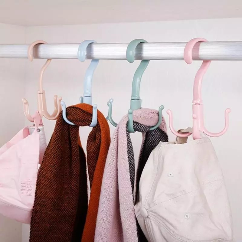 360 Degree Rotatable Bag Shoes Belt Scarf Hanger