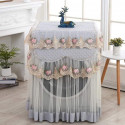 Lace Ruffles Floral Washing Machine Cover