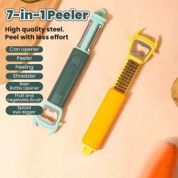 7 In 1 Multi-function Peeler Slicer Double-Head Vegetable Kitchen Accessories Tools