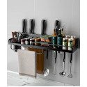 Wall Mounted Multifunctional Kitchen Storage Shelf 