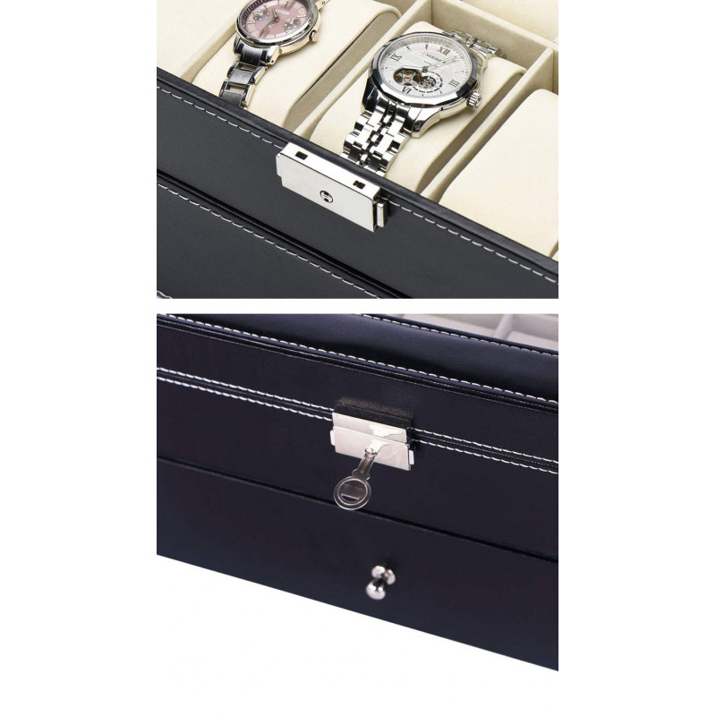 2 Layer 20 Slots Watch Box