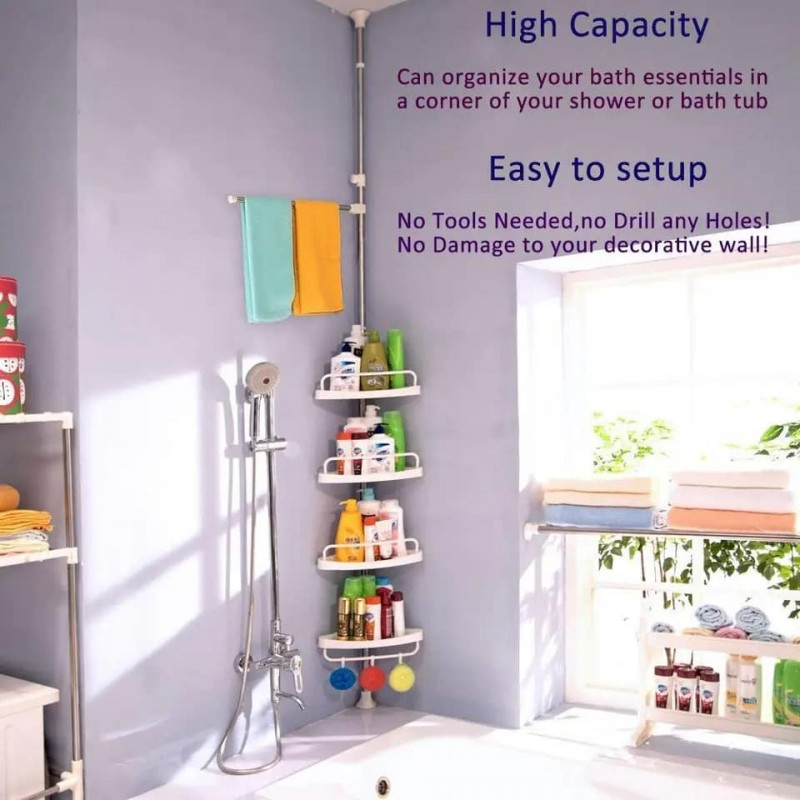 4 Layer Multi Corner Shelf Bathroom Rack Organizer Storage