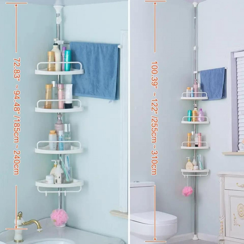 4 Layer Multi Corner Shelf Bathroom Rack Organizer Storage