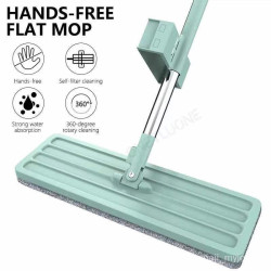 360 Rotation Flat Mop Floor Cleaning Microfiber Squeeze Mop Floor Clean Automatic Dehydration