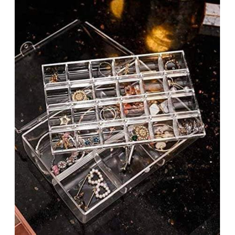 2 Layer Acrylic Jewelry Storage Box