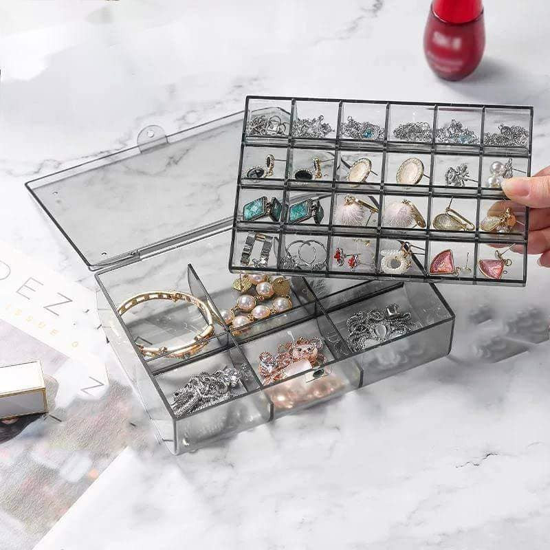 2 Layer Acrylic Jewelry Storage Box