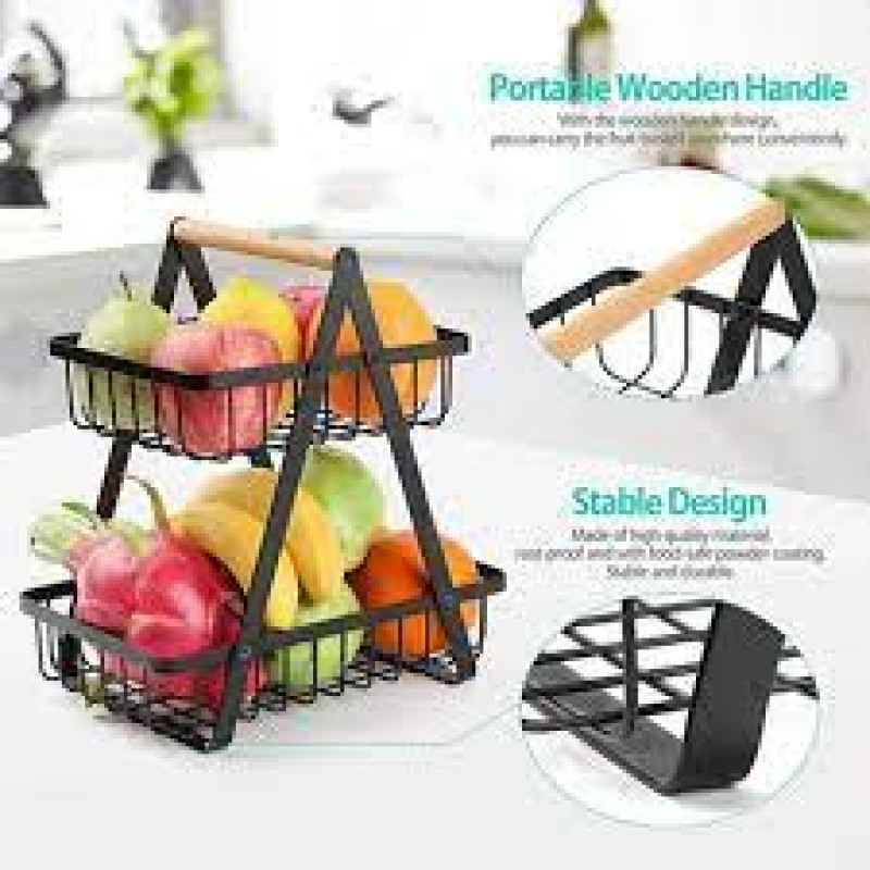 2-Tier Squire Fruit Basket
