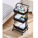 Foldable 3 Tier kitchen trolley