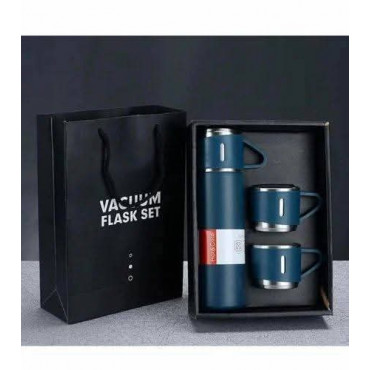 Vacuum Flask Set(Blu...