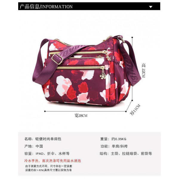 korean crossbody bag(Red)