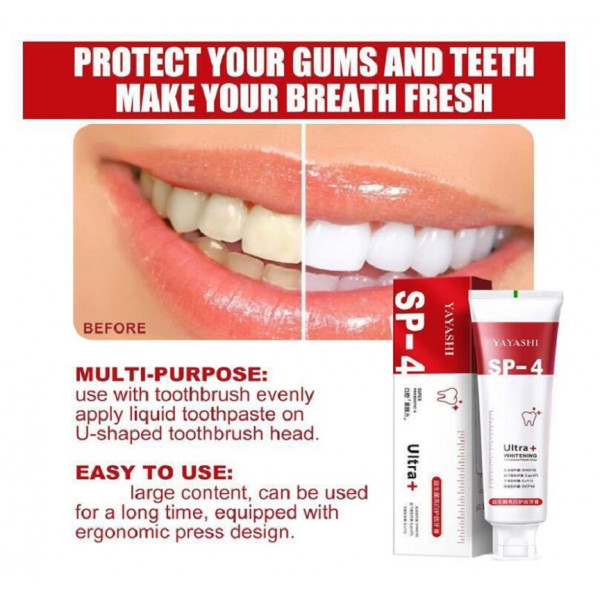 SP 4 Probiotic Whitening Stain Removal Toothpaste