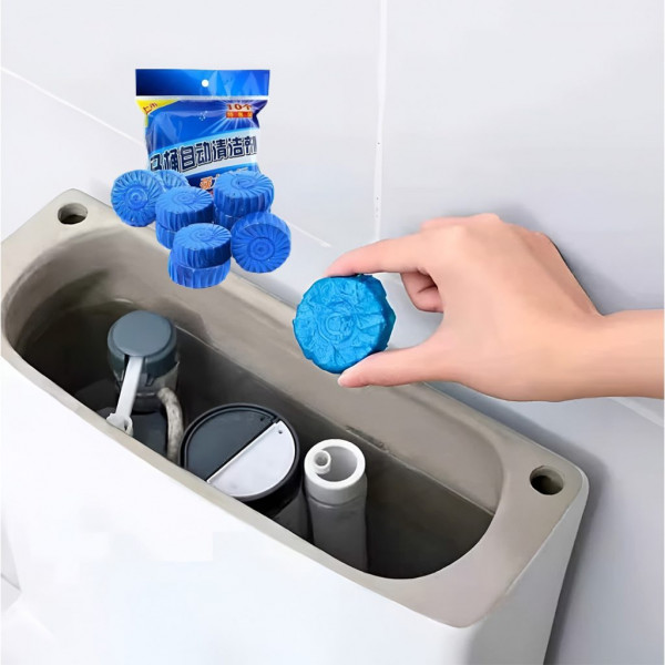 Blue Bubble Toilet cleaner ১০ পিসের ১ প্যাকেট 
