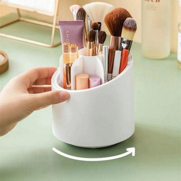 360 Degree Rotating Makeup Brush Holder