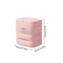 ( 1pcs ) 3 Layer Adjastable High Quality Storeg Bag