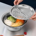 ১ পিস 3 IN 1 VEGETABLE CUTTER WITH DRAIN BASKET