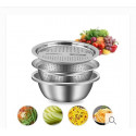 ১ পিস 3 IN 1 VEGETABLE CUTTER WITH DRAIN BASKET