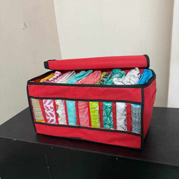 ( ১ পিস ) Transparent Cloth Organizer Box