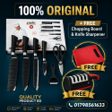 Zepter International 6 pcs Knife set + Free chopping Bord & Knife sharfner 100% Original