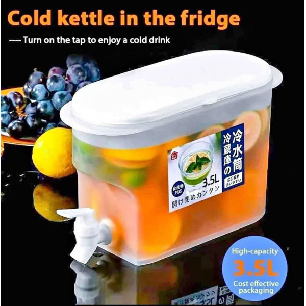 Fridge Water Dispenser Jar with Tap (3.5 L)