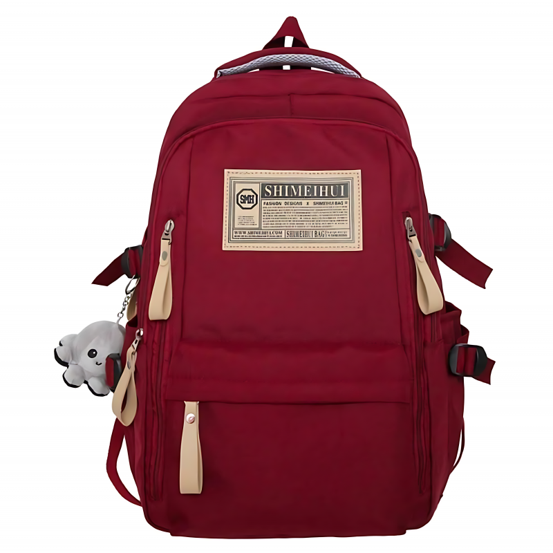 New School Bag (Merun Color)