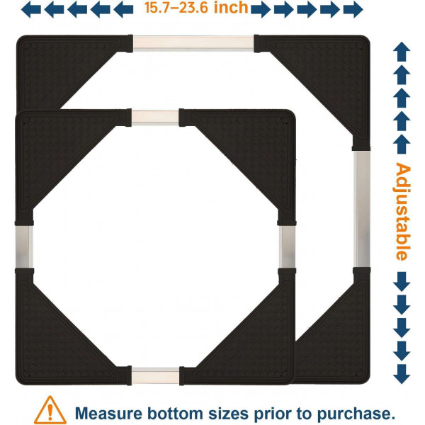 Washing Machine, Refrigerator, Fridge Stand Rack – Adjustable Size for Perfect Fit