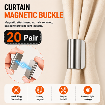20 Pcs -- Magnetic curtain clips ( FREE DELIVERY )