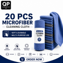 1 Roll -- Premium Microfiber Cleaning Cloth Roll ( 1 roll=20 pcs )