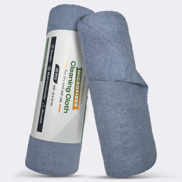 1 Roll -- Premium Microfiber Cleaning Cloth Roll ( 1 roll=20 pcs )