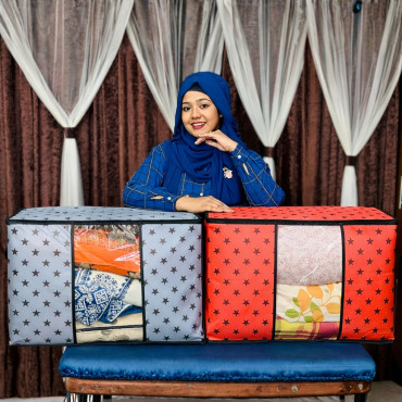Star Printed New Storage Bag ( 3 Pcs Pack )
