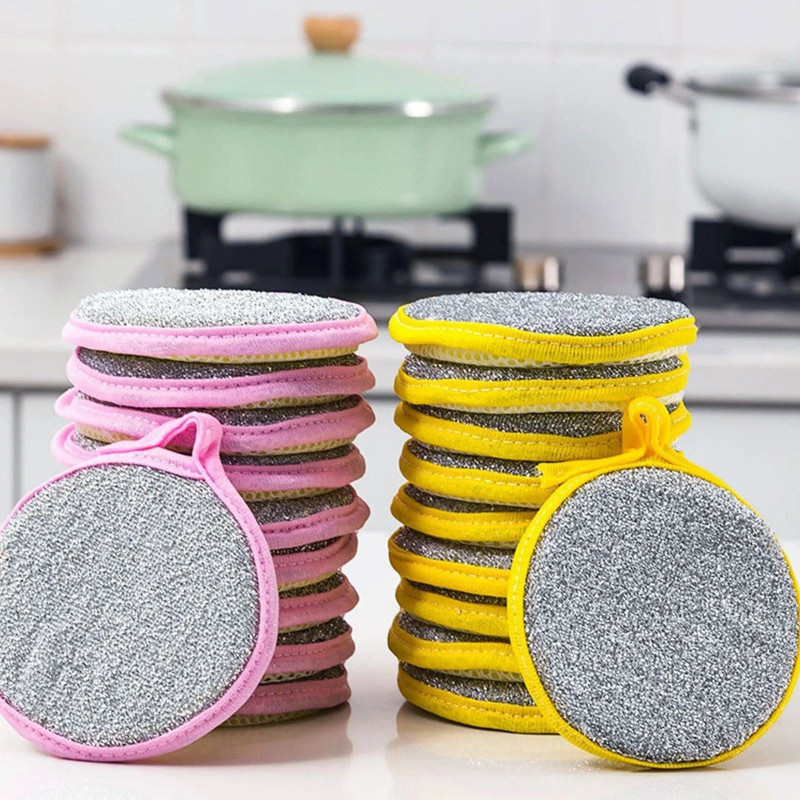 Double-Sided Cleaning Sponge (2 Set - 20 Pcs)