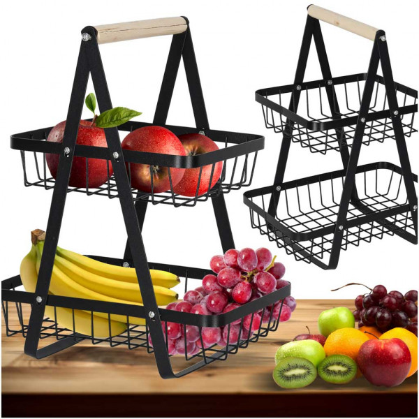 2-Tier Squire Fruit Basket