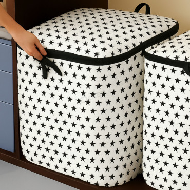New Star Printed Quilt Storage Bag ( 4 Pies )